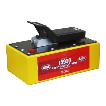 Ame Intl AME International Air-Hydraulic Pump, 10,000 PSI, 5 Quart, Steel 15920